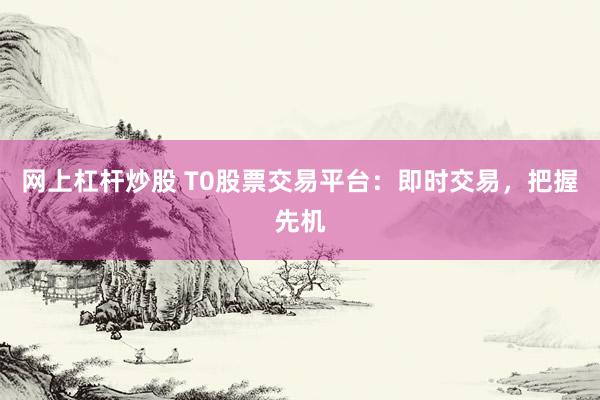 网上杠杆炒股 T0股票交易平台：即时交易，把握先机